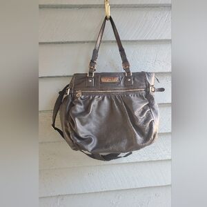 Dapperbag Convertible Leather Diaper Bag